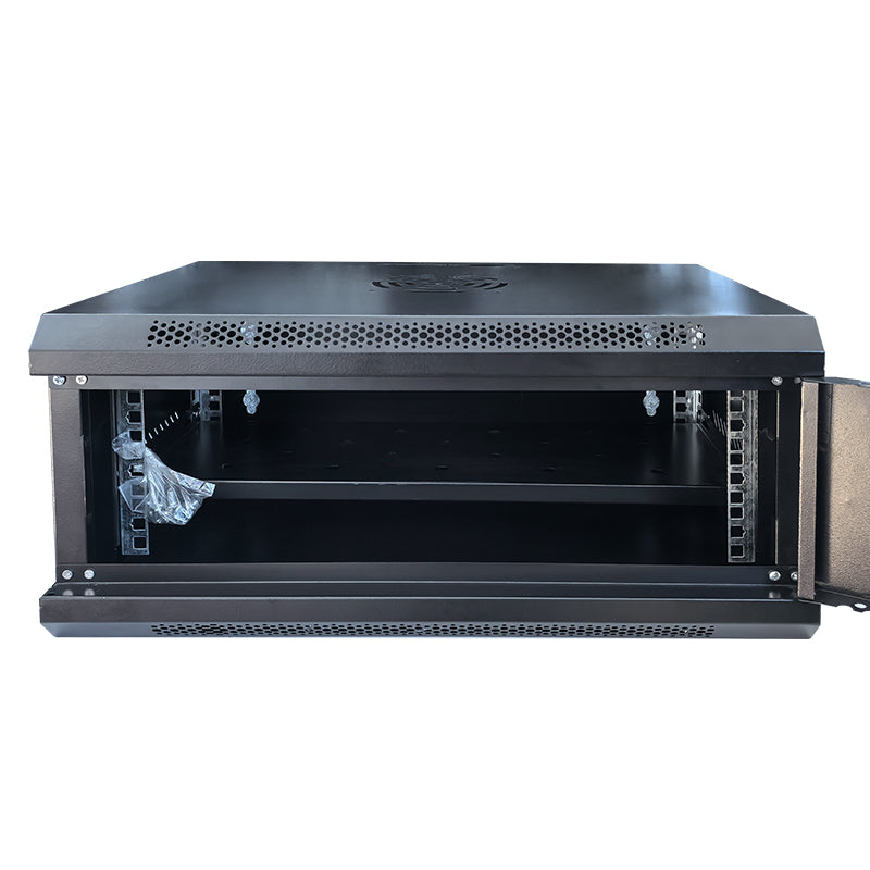 Rack de red 4U 19 pulgadas montaje en pared con estructura de acero