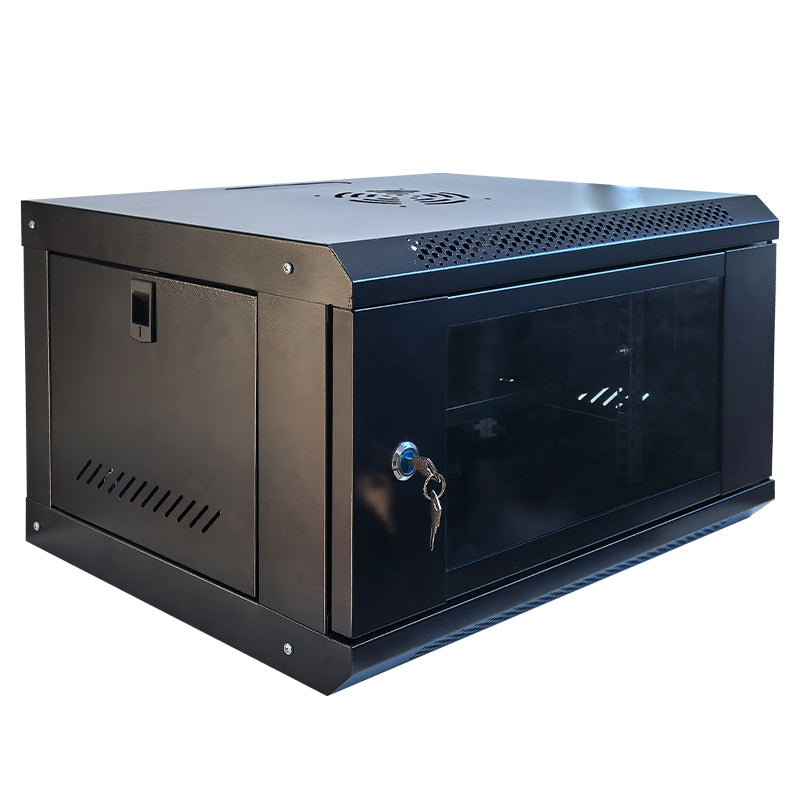 Rack de red 6U 19 pulgadas montaje en pared con estructura de acero